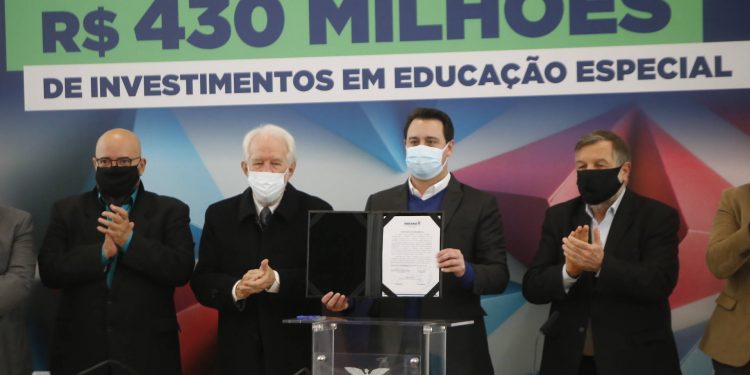 Governo do Estado vai destinar R$ 432,3 milhões para a educação especial do Paraná