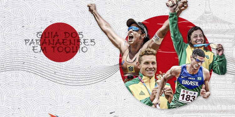 Veja os dias em que os atletas paranaenses competem em Tóquio