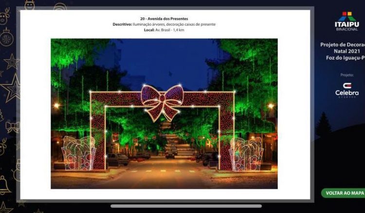 Foz do Iguaçu vai ter Natal de Águas e Luzes