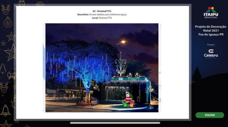 Foz do Iguaçu vai ter Natal de Águas e Luzes
