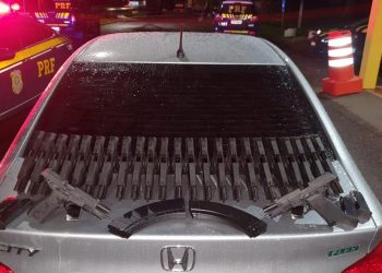 Iguaçuenses de 24 e 27 anos são presas em Lajeado-RS com 25 pistolas argentinas