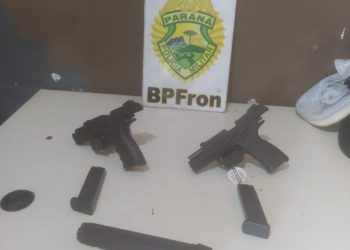 Homem é preso com armas e carregadores em ônibus que saía de Foz do Iguaçu