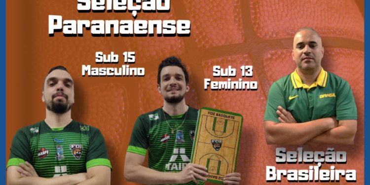 Técnicos de Foz do Iguaçu foram convocados para compor a comissão técnica da Seleção Paranaense de Basquete