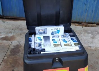 Cigarros são apreendidos pelo BPFRON em Santa Terezinha de Itaipu