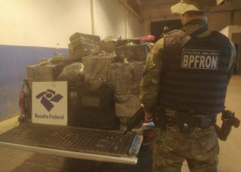 BPFRON e RECEITA FEDERAL apreendem contrabando em Foz
