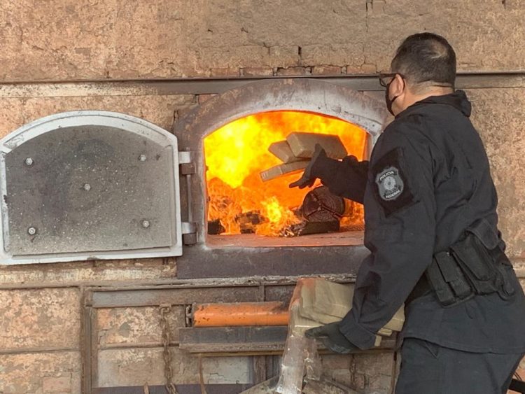 Polícia Federal incinera mais de uma tonelada de drogas