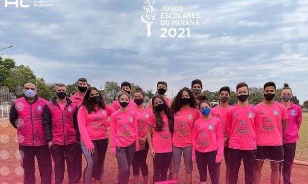 Atletas do Instituto do Atletismo de Foz do Iguaçu são medalhistas nos Jogos Escolares do Paraná