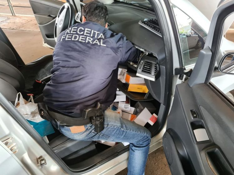 Receita Federal encaminha seis veículos carregados de mercadoria estrangeira