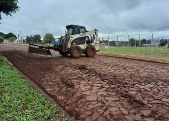 Usina de Asfalto atendem o bairro Cidade Nova II em Foz