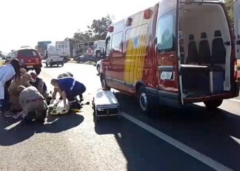 Acidente na BR-277 deixa vítima em estado grave em Foz