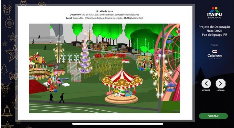 Foz do Iguaçu vai ter Natal de Águas e Luzes