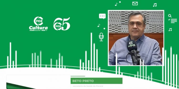 Beto Preto apela para que paranaenses se vacinem e retornem para a 2ª dose