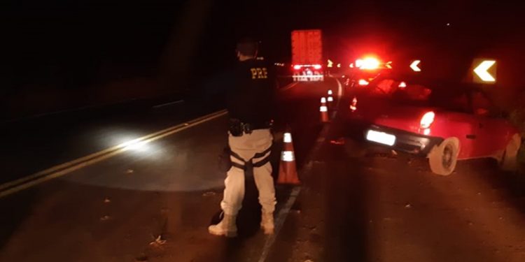 Jovem grava vídeo antes de se acidentar no Km 429,9 da BR-277