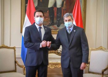 Mario Abdo e Ratinho Junior discutem compra de energia entre Acaray e Copel