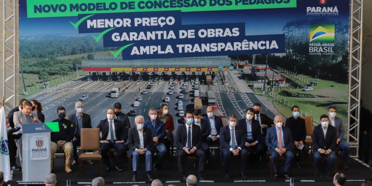 AO VIVO: Governador e ministro da Infraestrutura apresentam novo pedágio