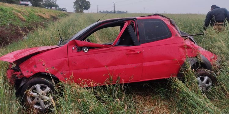 Rapaz de Foz do Iguaçu morre após capotamento durante fuga da polícia em Juranda