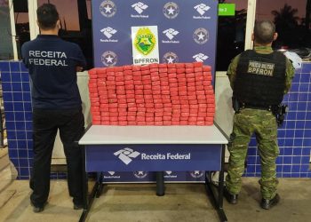 190 tabletes de maconha são apreendidos na Ponte Internacional da Amizade