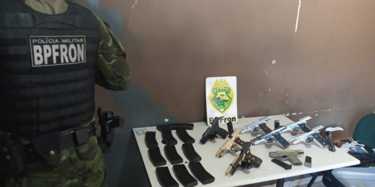 BPFRON apreende armas “banhadas a ouro” e carregadores em São Miguel