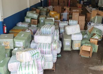 Carreta carregada com aproximadamente R$6,3 milhões em mercadorias é apreendida pela Receita Federal