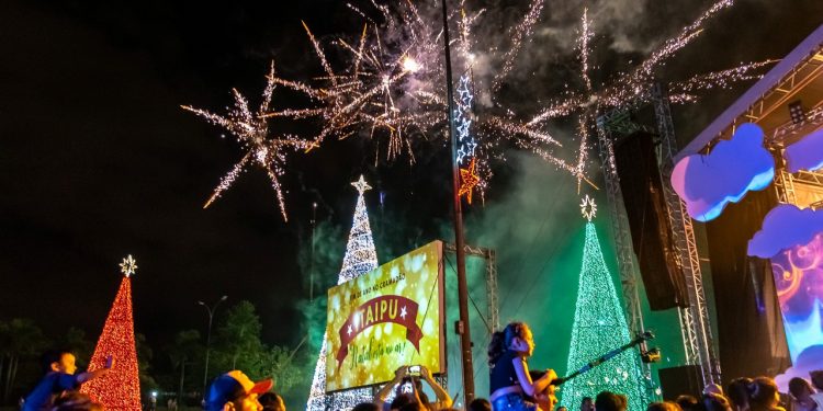Brasil e Paraguai terá Natal de Águas e Luzes integrado pela Ponte da Amizade