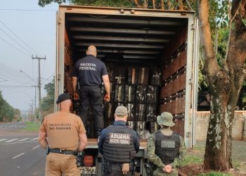 Forças de Seguranças fazem ação de repressão ao contrabando e descaminho em São Miguel do Iguaçu
