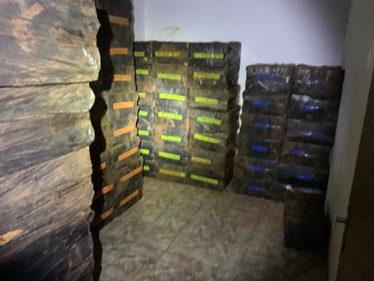 Forças de Seguranças fazem ação de repressão ao contrabando e descaminho em São Miguel do Iguaçu