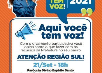 Orçamento Participativo 2021 começa nesta terça-feira na região Sul