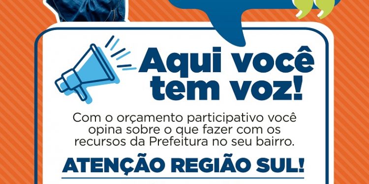 Orçamento Participativo 2021 começa nesta terça-feira na região Sul