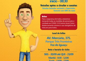 Foztrans realiza leilão de veículos aptos a circular e sucatas