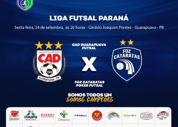 Foz Cataratas Futsal joga em Guarapuava nesta sexta