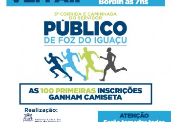 Abertas as inscrições para a 3ª Corrida e Caminhada do Servidor Público