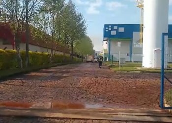 Incêndio em indústria química deixa três feridos em de Santa Tereza do Oeste