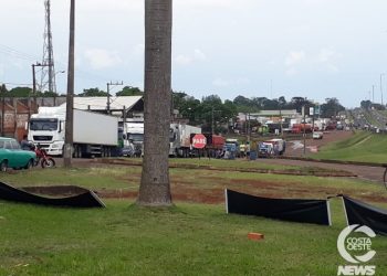 Paralisação de caminhoneiros já provoca falta de gasolina em Medianeira