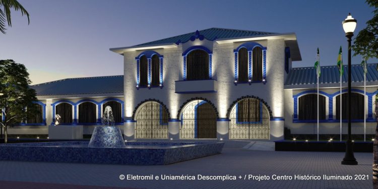 Prédios históricos de Foz terão iluminação cênica