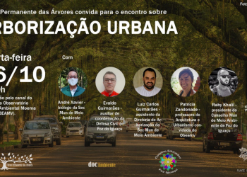 Fórum Permanente das Árvores acontece no dia 06 de outubro
