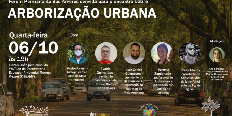 Fórum Permanente das Árvores acontece no dia 06 de outubro