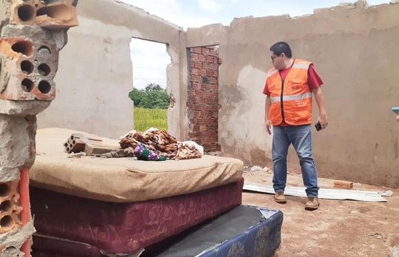 Temporal destelhou 200 casas em Cidade do Leste e destruiu plantações