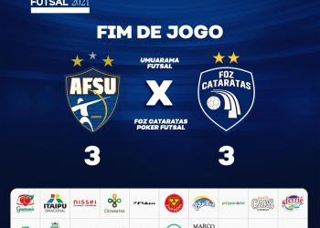 Foz Cataratas Futsal empata com o Umuarama no primeiro jogo do mata mata