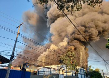 Incêndio em frigorífico de Assunção bloqueia 5 quarteirões