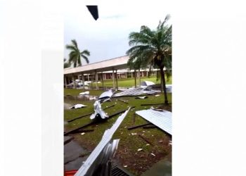 Temporal deixou 600 casas e empresas destelhadas em Foz do Iguaçu