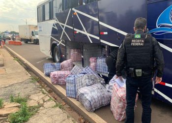 Em ação conjunta Receita Federal e PRF retém R$384 mil em mercadorias descaminhadas