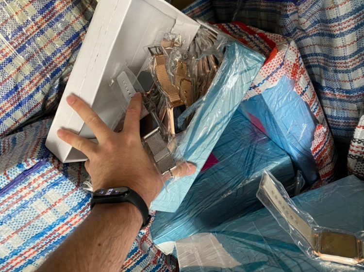 Em ação conjunta Receita Federal e PRF retém R$384 mil em mercadorias descaminhadas