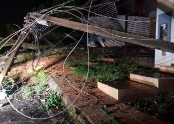 Temporal danificou 80 alimentadores de energia na região de Cidade do Leste