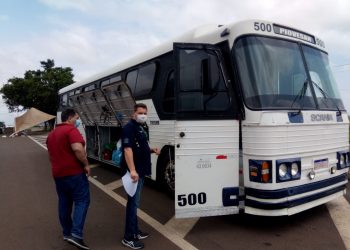 Operação Centauro em Santa Terezinha de Itaipu retém ônibus