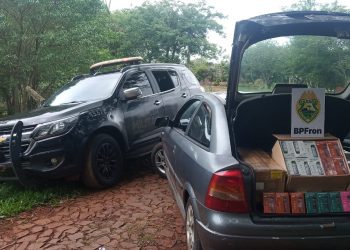 BPFRON apreende produtos contrabandeados em Santa Terezinha
