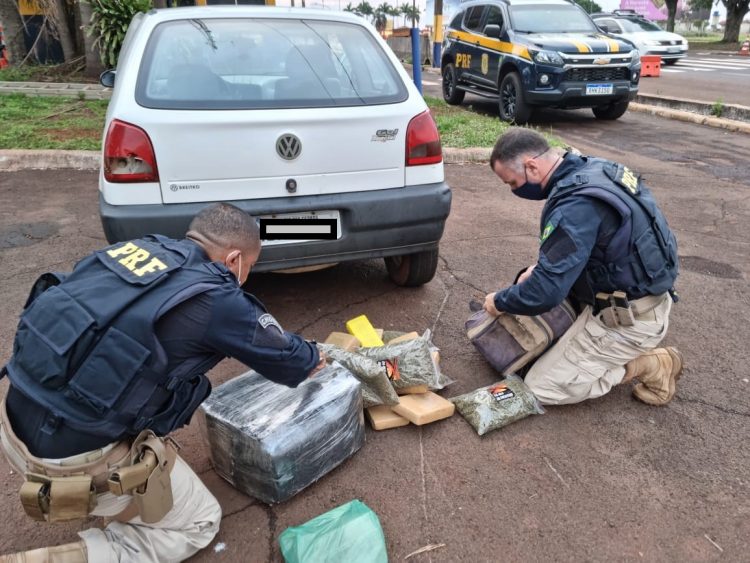 PRF apreende no Paraná mais de 1 tonelada de maconha