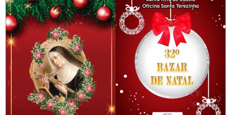 Associação Santa Rita de Cássia promove bazar natalino para compra de enxovais