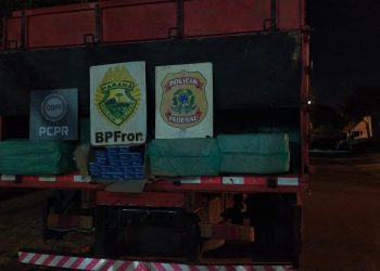 Forças de Segurança apreendem caminhão carregado de cigarros contrabandeados