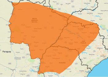 INMET emite alerta laranja para temporal em Foz do Iguaçu neste sábado, 30
