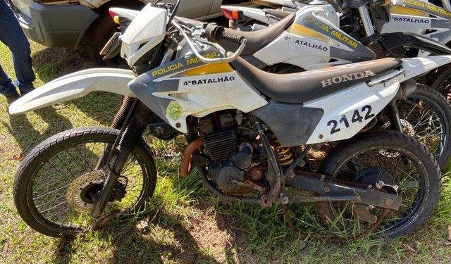 PM leiloa 258 veículos no Noroeste e Oeste do Estado